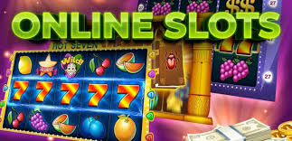 This is the image of play slots online. Colorful online slot machine interface with spinning reels